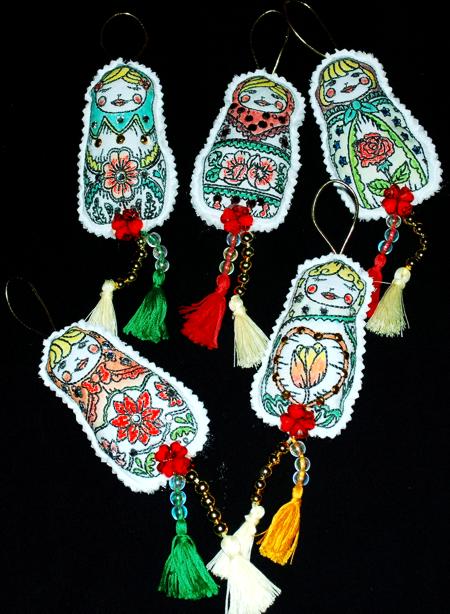 Matreshka Bookmarks and Ornaments image 1